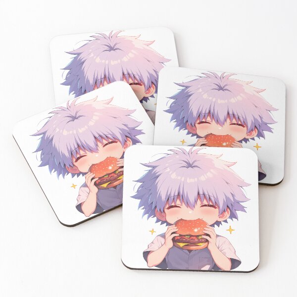 Item preview, Kaworu Nagisa Evangelion Chibi Burger Calm designed and sold by earlobejerk.