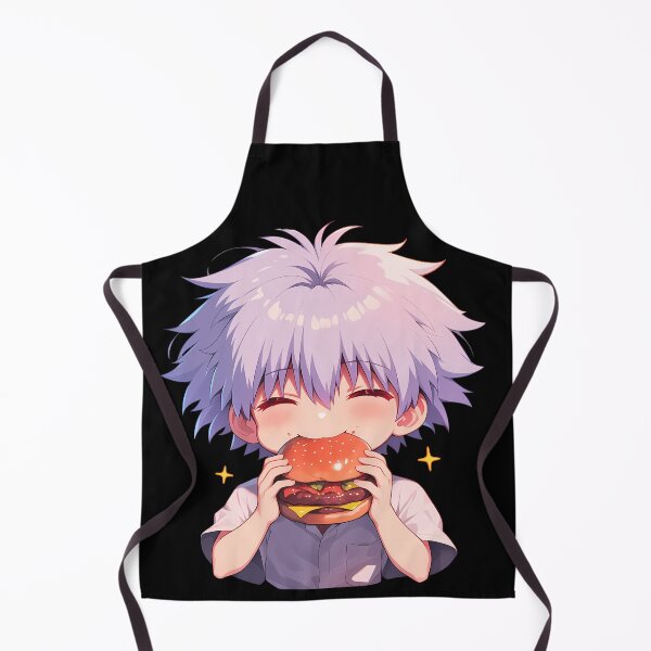 Item preview, Kaworu Nagisa Evangelion Chibi Burger Calm designed and sold by earlobejerk.