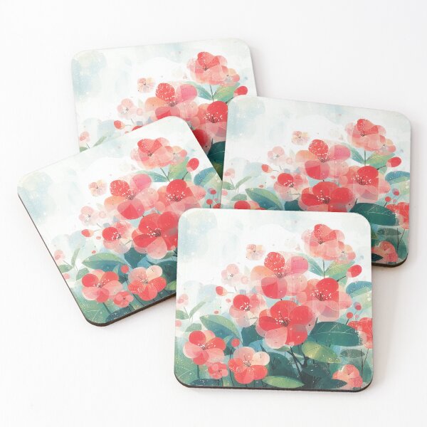 Item preview, Soft Coral Blossom Garden Dream designed and sold by Dusk Atelier.