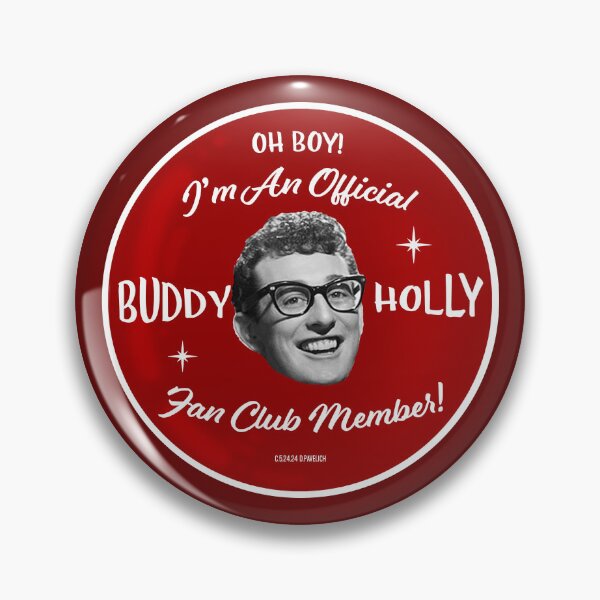 Item preview, Buddy Holly Fan Club Red designed and sold by Normbot2000.