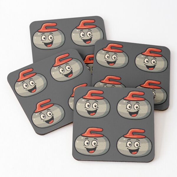 Item preview, Happy Face Curling Rock designed and sold by Em-Arn.