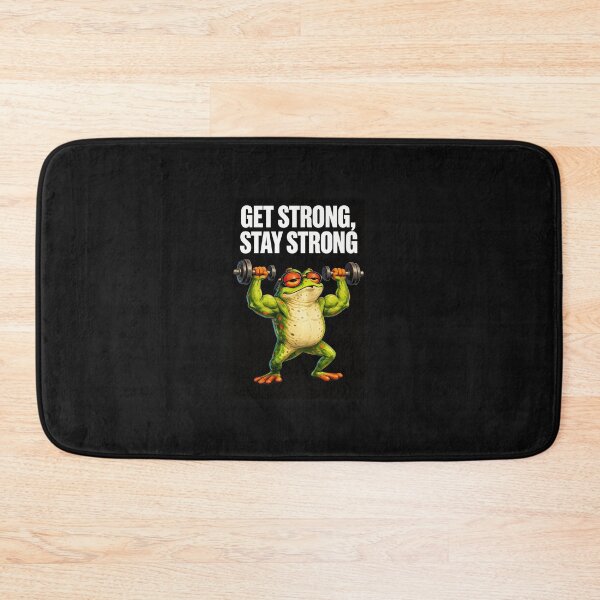 Item preview, Strong Frog – Get Strong, Stay Strong Fitness Design designed and sold by Dinaelsherkawy.