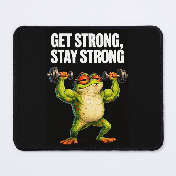 Item preview, Strong Frog – Get Strong, Stay Strong Fitness Design designed and sold by Dinaelsherkawy.