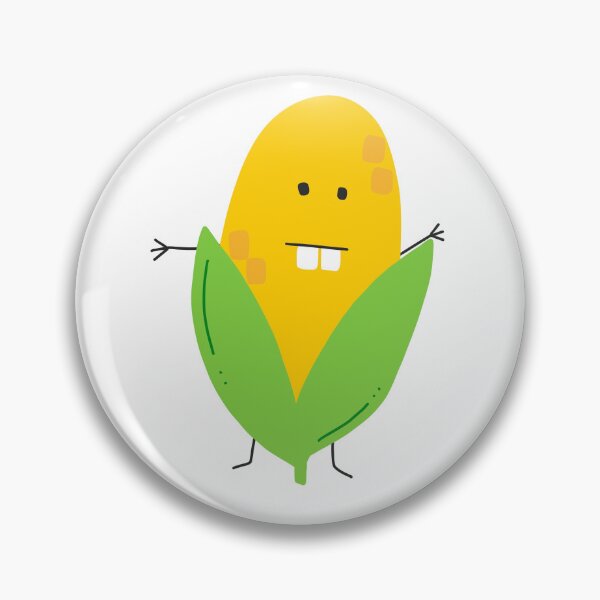 Item preview, Cute corn cartoon character, simple flat doodle style illustration designed and sold by AhliaStudio.