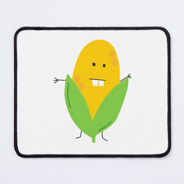 Item preview, Cute corn cartoon character, simple flat doodle style illustration designed and sold by AhliaStudio.