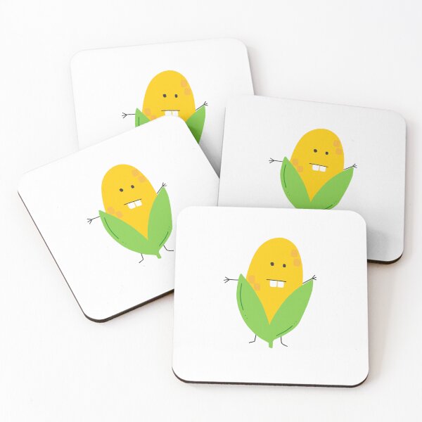 Item preview, Cute corn cartoon character, simple flat doodle style illustration designed and sold by AhliaStudio.