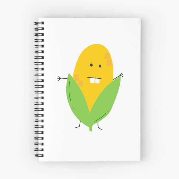 Item preview, Cute corn cartoon character, simple flat doodle style illustration designed and sold by AhliaStudio.
