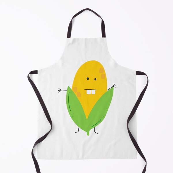 Item preview, Cute corn cartoon character, simple flat doodle style illustration designed and sold by AhliaStudio.