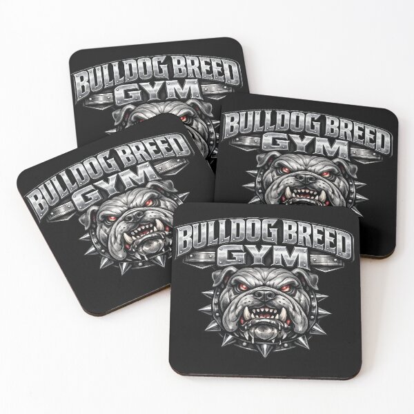 Item preview, Title Bulldog Breed Gym Logo – Hardcore Fitness Bodybuilding Design designed and sold by GarnerSupplyCo.