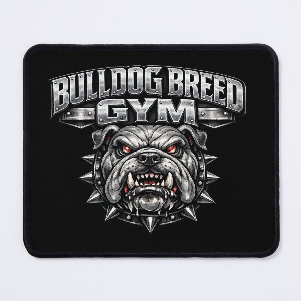 Item preview, Title Bulldog Breed Gym Logo – Hardcore Fitness Bodybuilding Design designed and sold by GarnerSupplyCo.