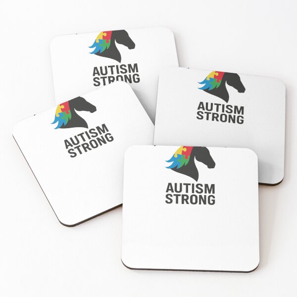 Item preview, American Horse Healing Hooves – Autism Strong | Horse Therapy, Equestrian, Autism Awareness, Acceptance, Support, Strong and Proud Design designed and sold by UnbridledPaths.