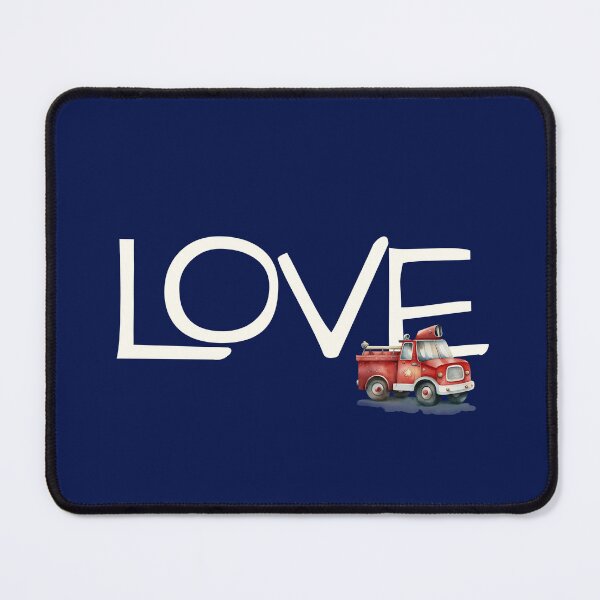 Item preview, Love Trucks - Red edition designed and sold by Teacuppupdesign.