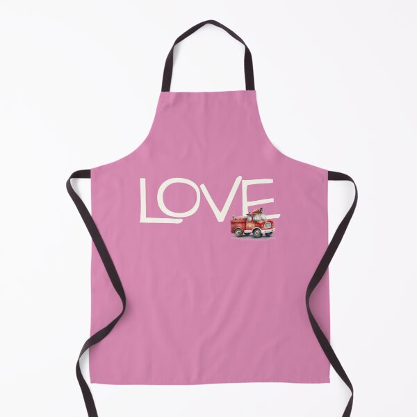Item preview, Love Trucks - Red edition designed and sold by Teacuppupdesign.