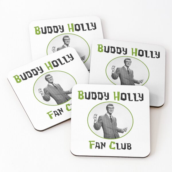 Item preview, Buddy Holly Fan Club Green designed and sold by Normbot2000.