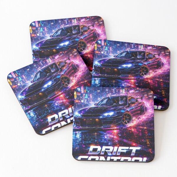 Item preview, GCR1 Drift Control – Neon Cyberpunk Street Racing Bunny JDM Car Design designed and sold by GCR1.