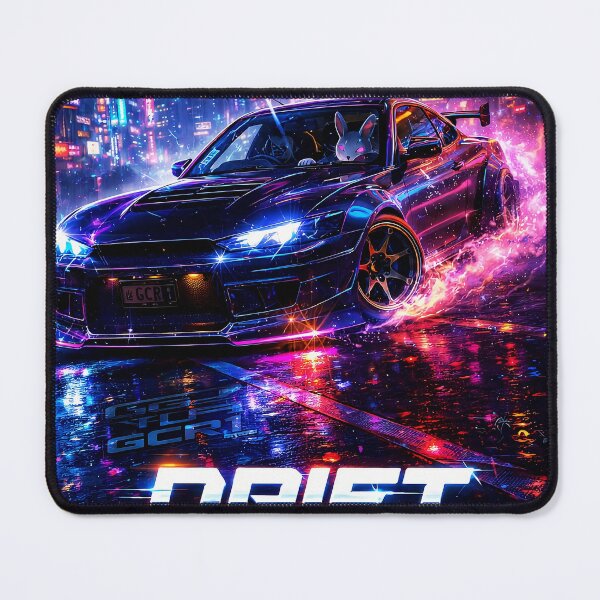 Item preview, GCR1 Drift Control – Neon Cyberpunk Street Racing Bunny JDM Car Design designed and sold by GCR1.
