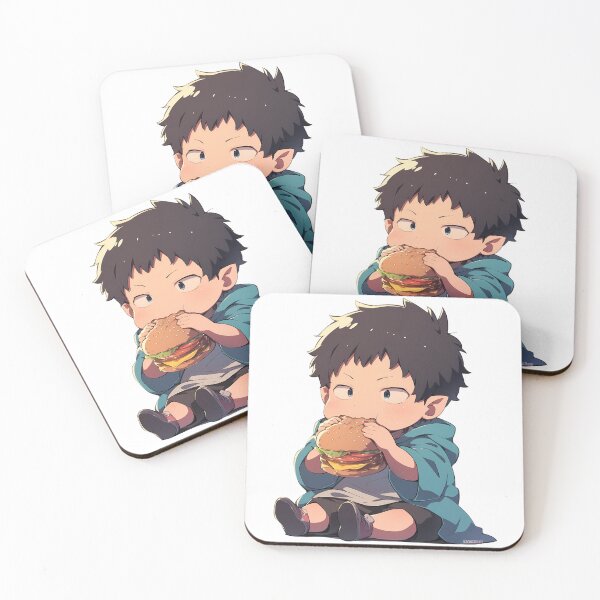 Item preview, Renzo Shima Blue Exorcist Chibi Burger Chill designed and sold by earlobejerk.
