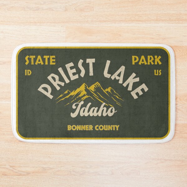 Item preview, Priest Lake State Park, Bonner County, Idaho, badge design designed and sold by Wanderful-roads.