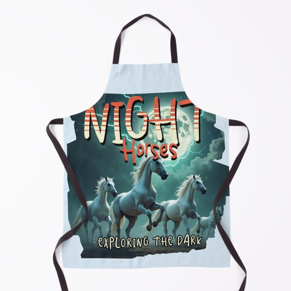 Item preview, Night Horses: Midnight Run - Celestial Gallop: Exploring the Dark designed and sold by PriyaMagic.