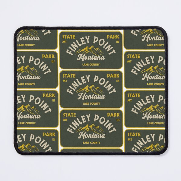 Item preview, Finley Point State Park, Lake County, Montana, badge design designed and sold by Wanderful-roads.