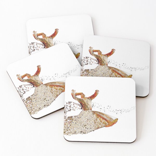 Item preview, Sufi Whirling Dervish - Spiritual Dance Art Print designed and sold by NadalArtStudio.