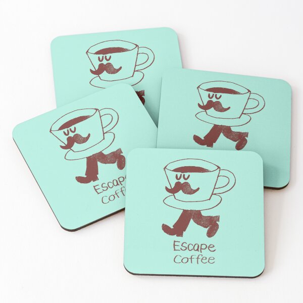 Artikelvorschau, Escape Coffee Shop Logo Maskottchenfigur entworfen und verkauft von torufukuda.