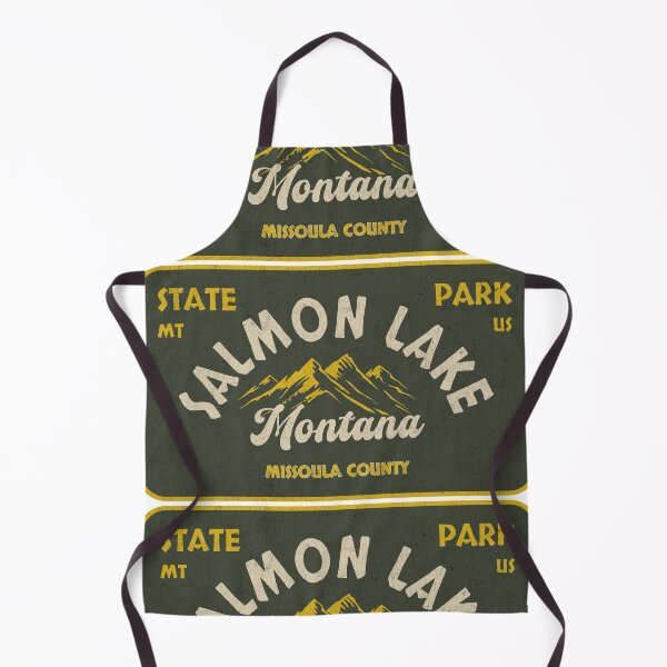 Item preview, Salmon Lake State Park, Missoula County, Montana, badge design designed and sold by Wanderful-roads.