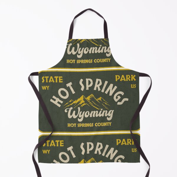 Item preview, Hot Springs State Park, Hot Springs County, Wyoming, badge design designed and sold by Wanderful-roads.