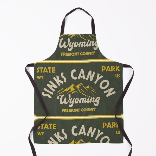 Item preview, Sinks Canyon State Park, Fremont County, Wyoming, badge design designed and sold by Wanderful-roads.