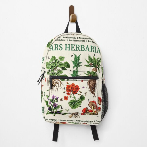 Item preview, Vintage Botanical Herbarium Plants Mushrooms Art designed and sold by FLIP-original.