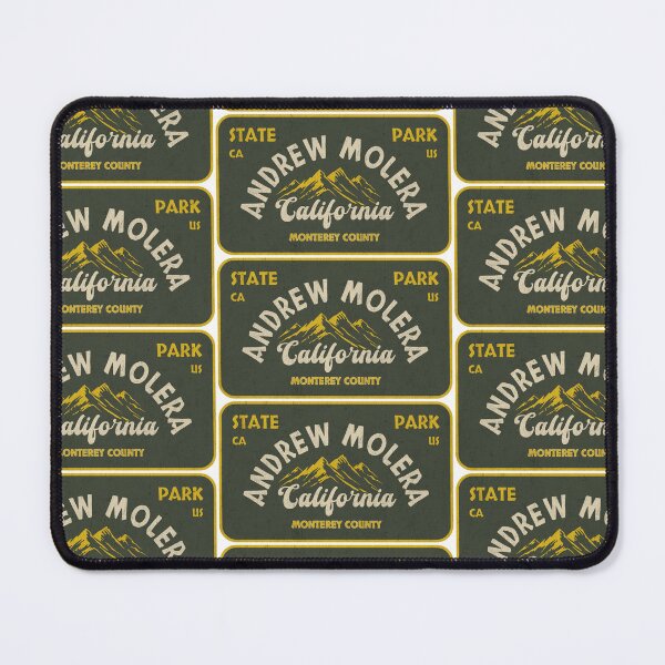 Item preview, Andrew Molera State Park, Monterey County, California, badge design designed and sold by Wanderful-roads.