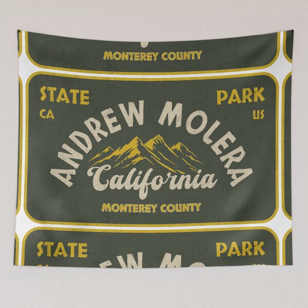 Item preview, Andrew Molera State Park, Monterey County, California, badge design designed and sold by Wanderful-roads.