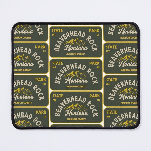 Item preview, Beaverhead Rock State Park, Madison County, Montana, badge design designed and sold by Wanderful-roads.