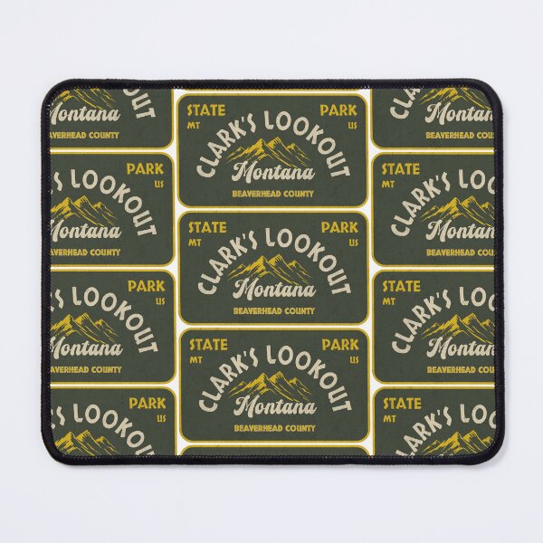 Item preview, Clark's Lookout State Park, Beaverhead County, Montana, badge design designed and sold by Wanderful-roads.