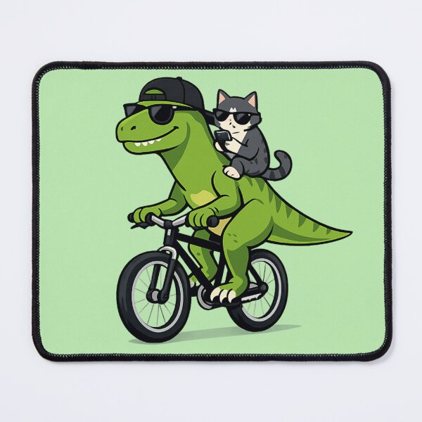 Item preview, "Cool Dinosaur and Cat Ride" designed and sold by Dogandesighn.