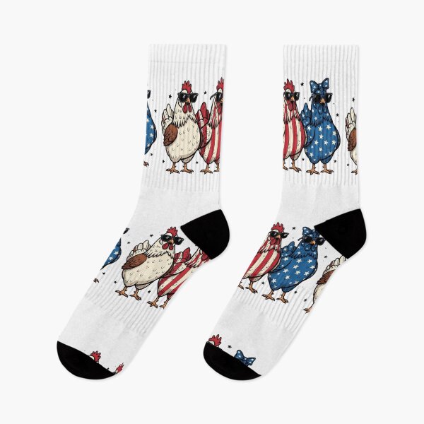 Item preview, Patriotic Chickens – American Flag Chicken Design designed and sold by PaulaDesignCo.