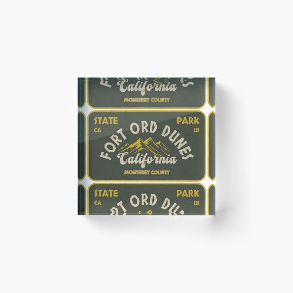 Item preview, Fort Ord Dunes State Park, Monterey County, California, badge design designed and sold by Wanderful-roads.