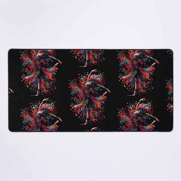 Item preview, Abstract Colorful Ballet Dancer designed and sold by Szpaku desart .