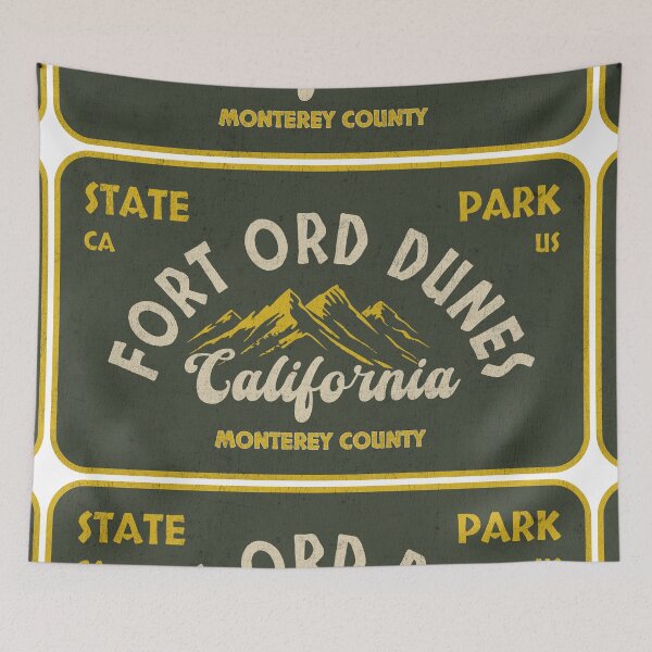 Item preview, Fort Ord Dunes State Park, Monterey County, California, badge design designed and sold by Wanderful-roads.