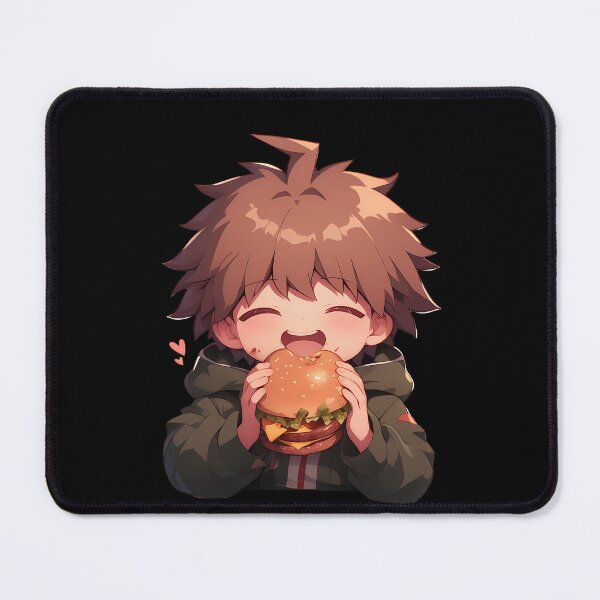 Item preview, Makoto Naegi Danganronpa Chibi Kawaii Burger Hope designed and sold by earlobejerk.