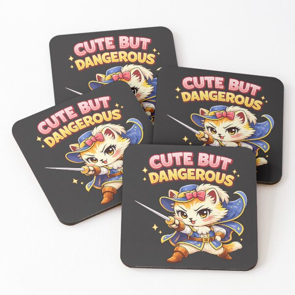 Item preview, Cute But Dangerous Cat – Musketeer Kitten Design designed and sold by Irysek.