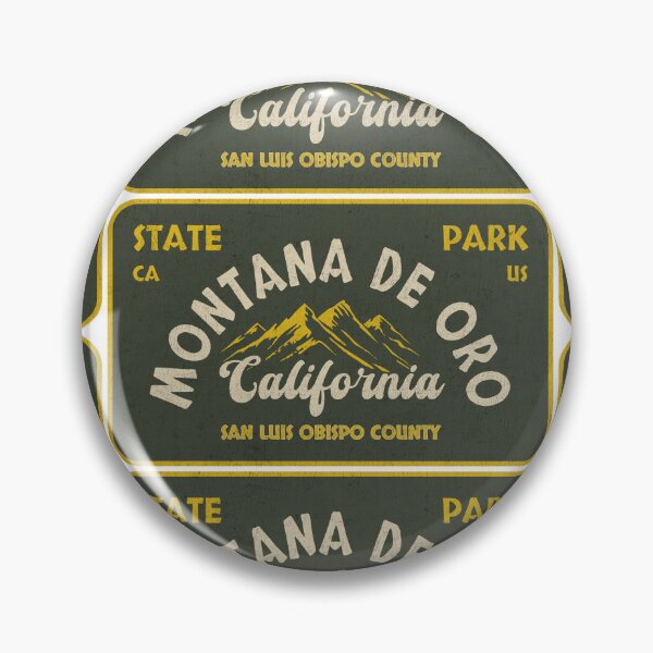 Item preview, Montaña de Oro State Park, San Luis Obispo County, California, badge design designed and sold by Wanderful-roads.