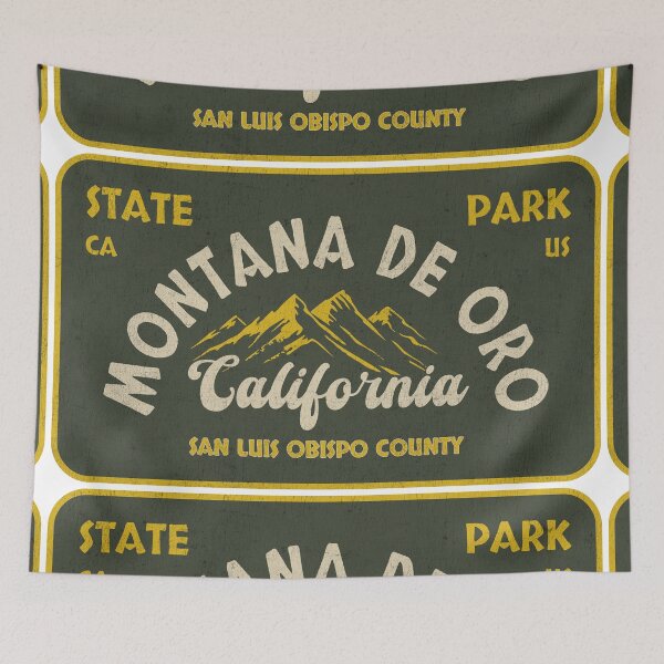 Item preview, Montaña de Oro State Park, San Luis Obispo County, California, badge design designed and sold by Wanderful-roads.