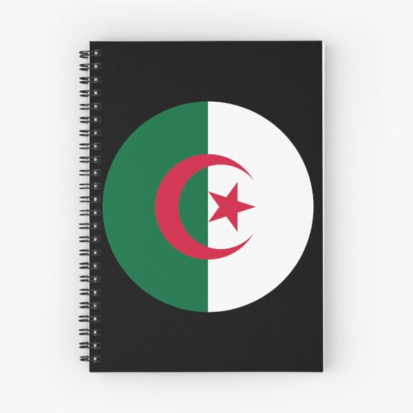 Item preview, Algeria Round Flag Algerian Patriotic Heritage designed and sold by NTGUILTY.