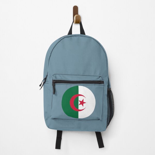 Item preview, Algeria Round Flag Algerian Patriotic Heritage designed and sold by NTGUILTY.
