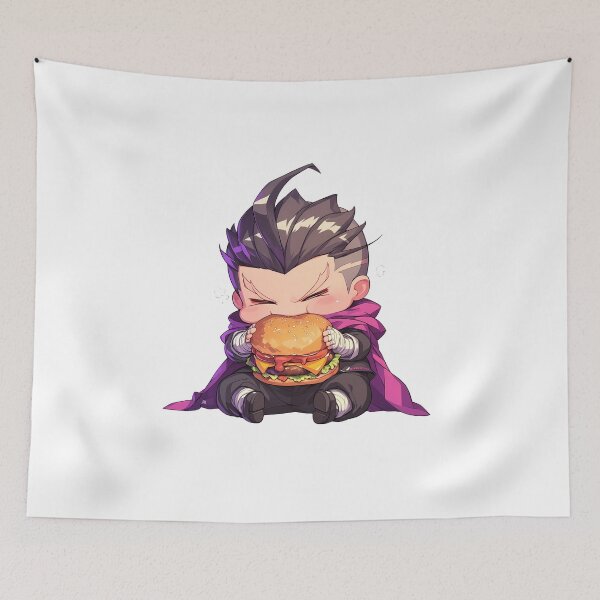Item preview, Gundham Tanaka Danganronpa Chibi Kawaii Burger Drama designed and sold by earlobejerk.