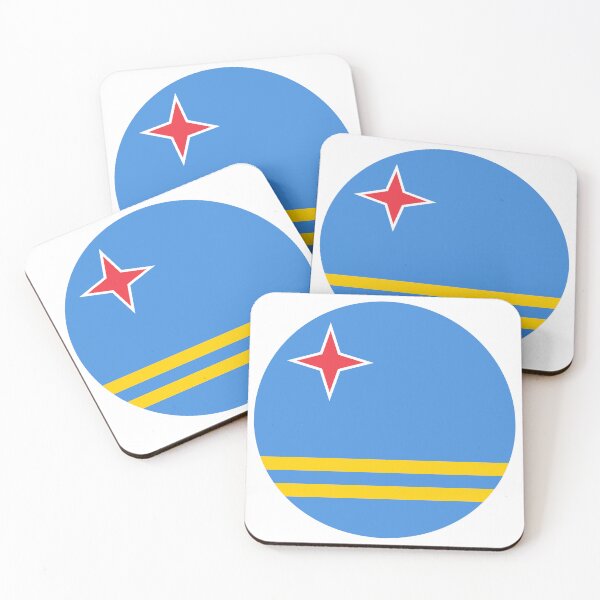 Item preview, Aruba Round Flag Aruban Patriotic Heritage designed and sold by NTGUILTY.