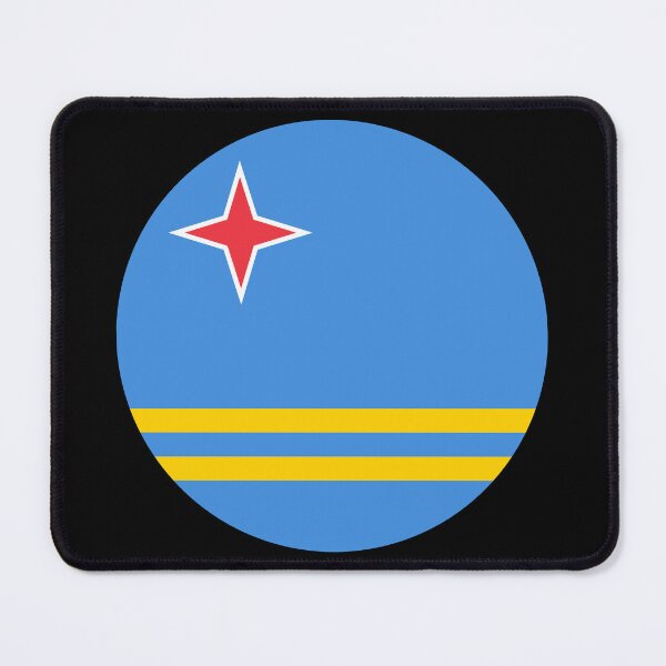 Item preview, Aruba Round Flag Aruban Patriotic Heritage designed and sold by NTGUILTY.