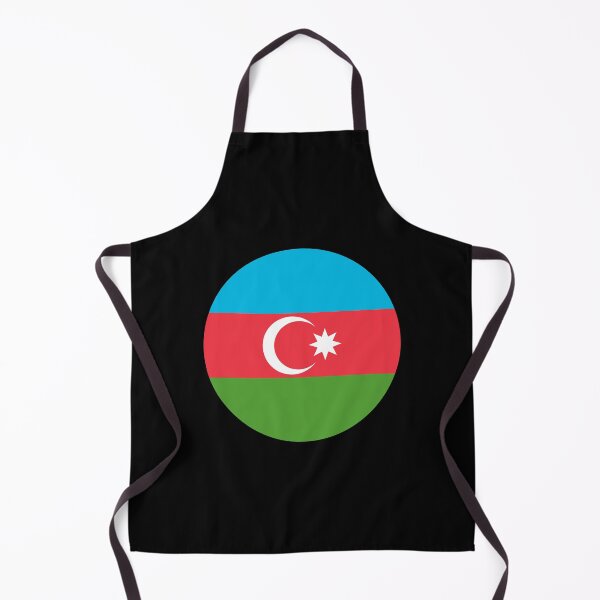 Item preview, Azerbaijan Round Flag Azerbaijani Patriotic Heritage designed and sold by NTGUILTY.