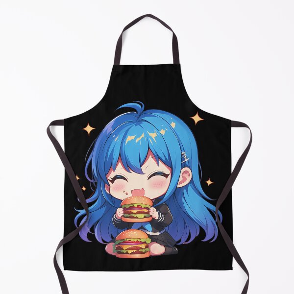 Item preview, Sayaka Maizono Danganronpa Chibi Kawaii Burger Smile designed and sold by earlobejerk.